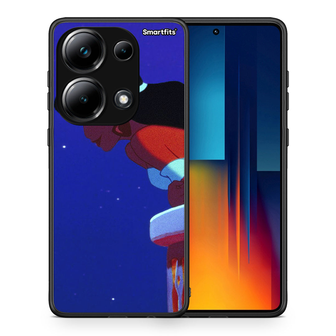 Θήκη Xiaomi Poco M6 Pro Alladin And Jasmine Love 2 από τη Smartfits με σχέδιο στο πίσω μέρος και μαύρο περίβλημα | Xiaomi Poco M6 Pro Alladin And Jasmine Love 2 case with colorful back and black bezels