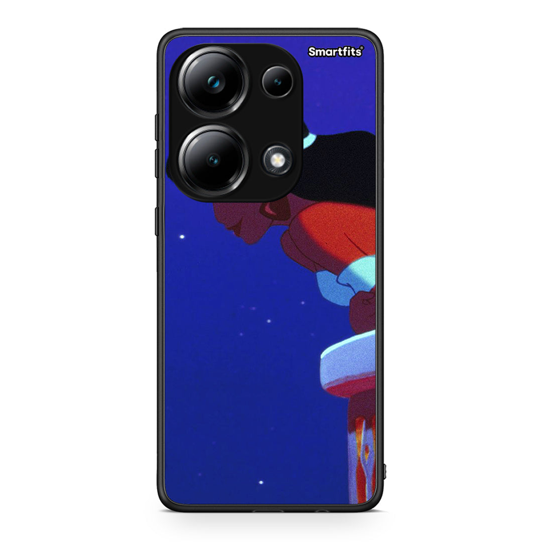 Xiaomi Poco M6 Pro Alladin And Jasmine Love 2 θήκη από τη Smartfits με σχέδιο στο πίσω μέρος και μαύρο περίβλημα | Smartphone case with colorful back and black bezels by Smartfits