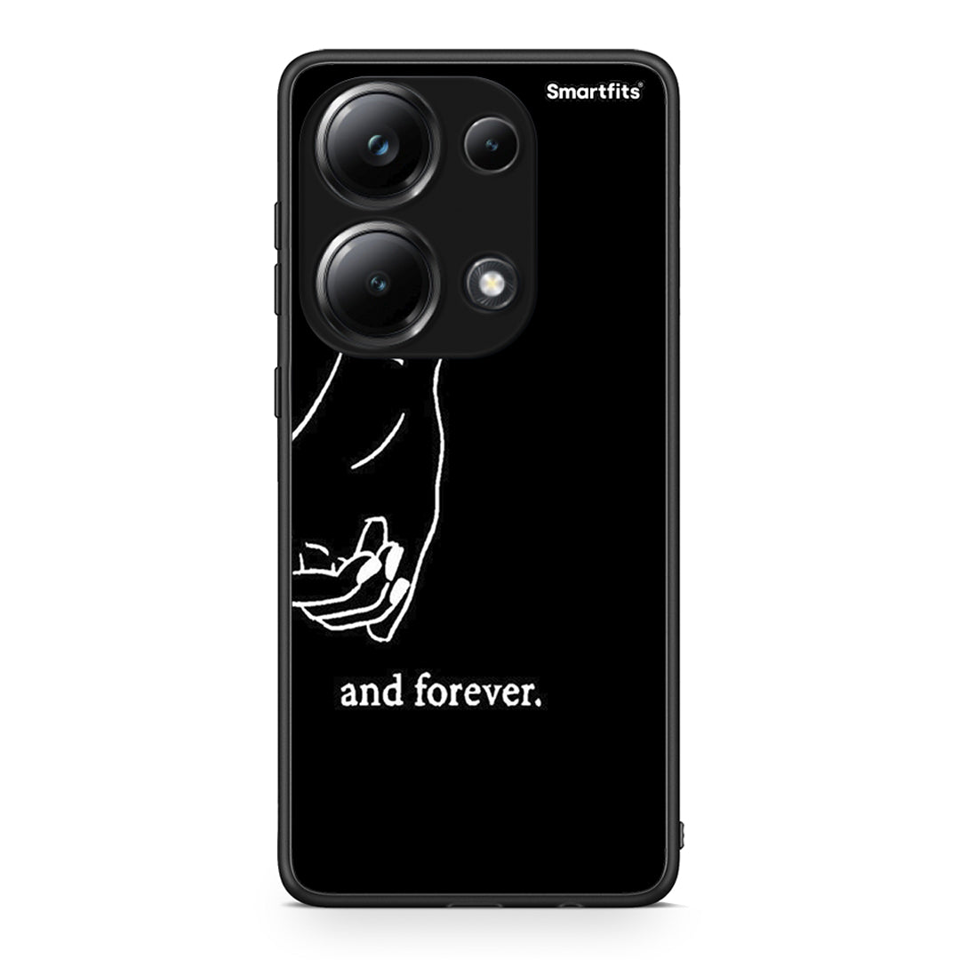 Xiaomi Redmi Note 13 Pro 4G Always & Forever 2 Θήκη Αγίου Βαλεντίνου από τη Smartfits με σχέδιο στο πίσω μέρος και μαύρο περίβλημα | Smartphone case with colorful back and black bezels by Smartfits
