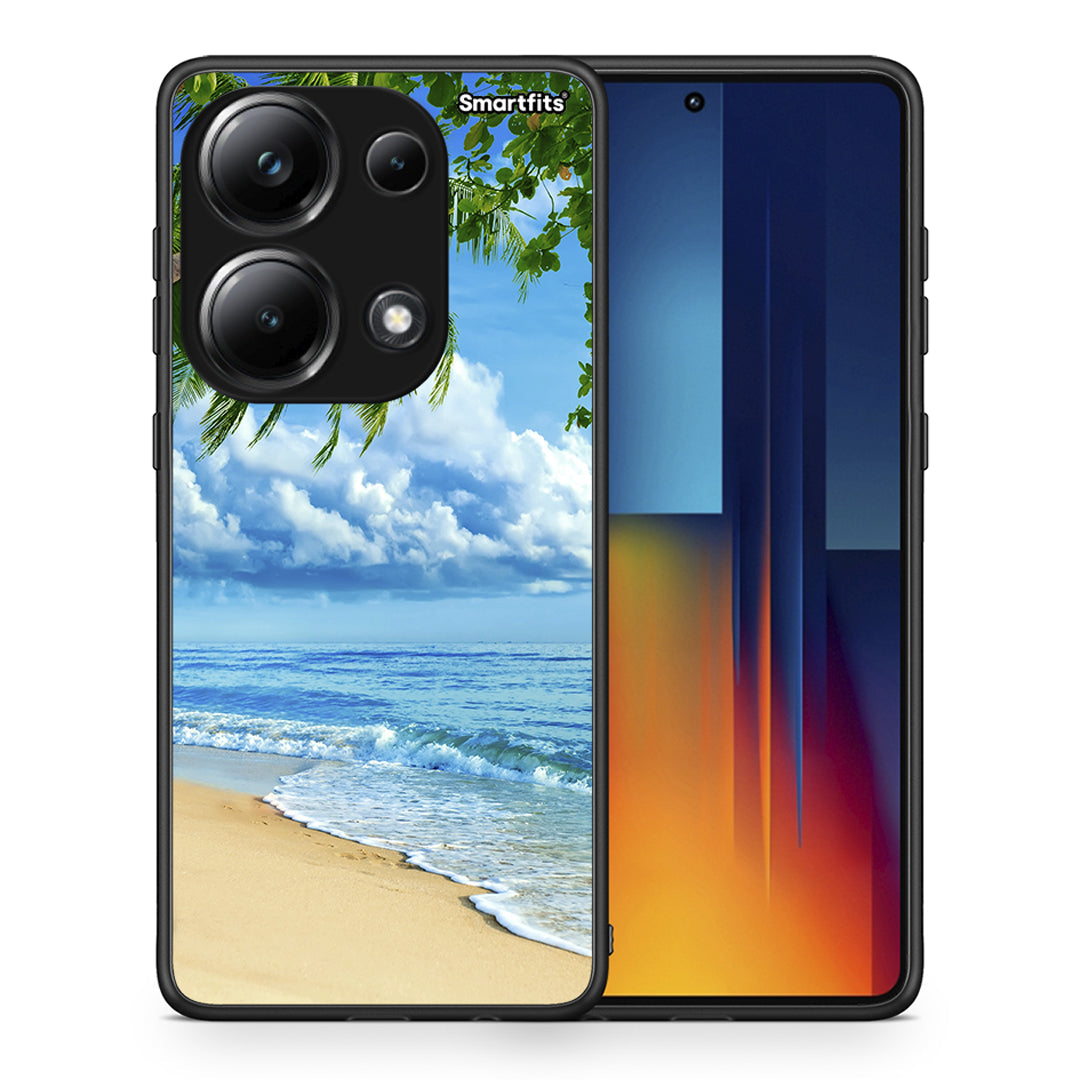 Θήκη Xiaomi Poco M6 Pro Beautiful Beach από τη Smartfits με σχέδιο στο πίσω μέρος και μαύρο περίβλημα | Xiaomi Poco M6 Pro Beautiful Beach case with colorful back and black bezels