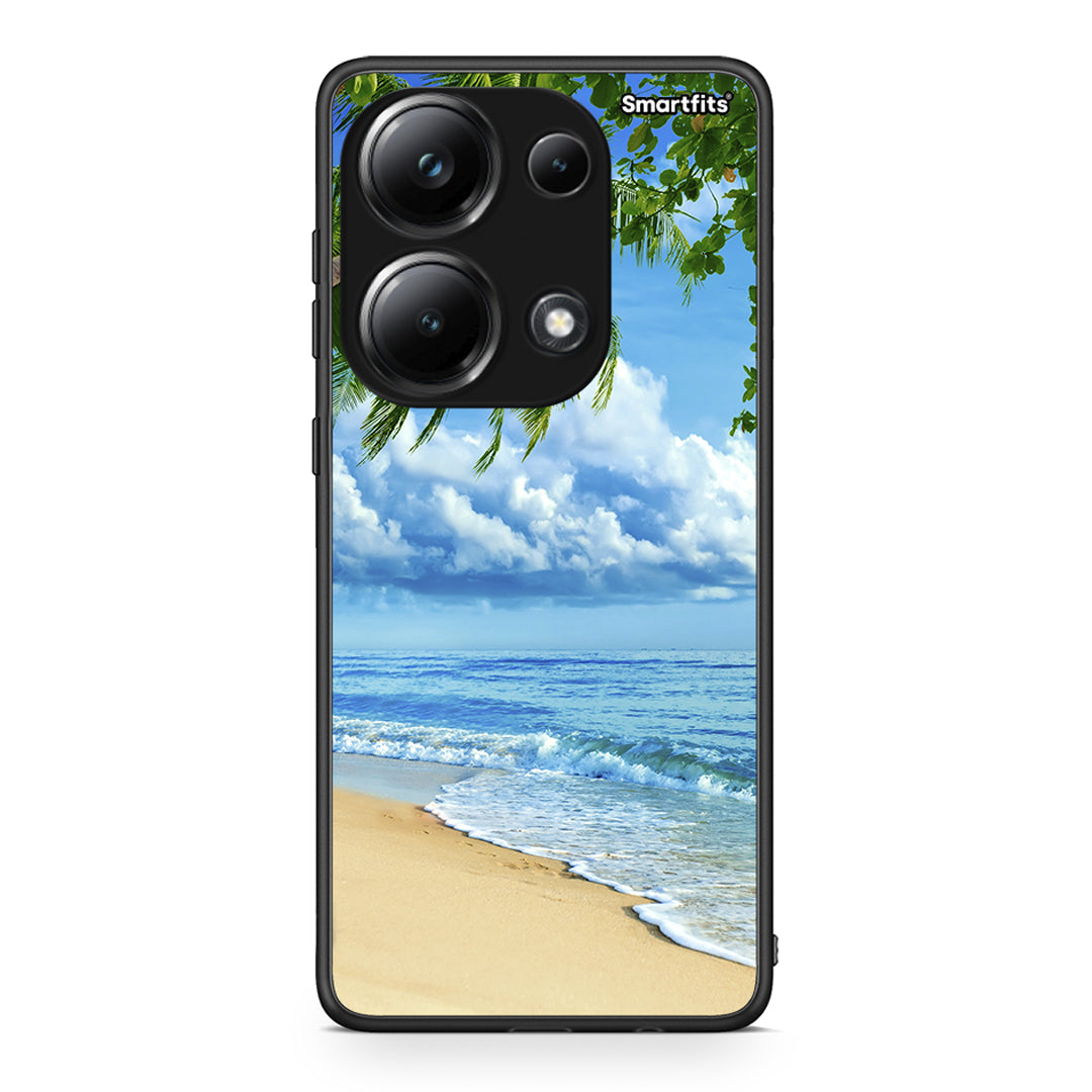 Xiaomi Poco M6 Pro Beautiful Beach θήκη από τη Smartfits με σχέδιο στο πίσω μέρος και μαύρο περίβλημα | Smartphone case with colorful back and black bezels by Smartfits