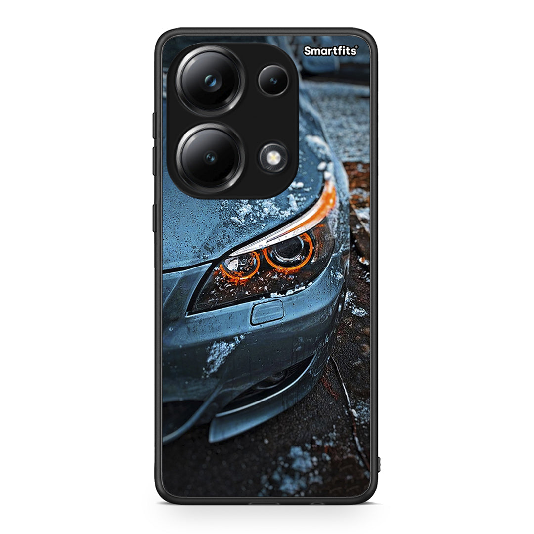 Xiaomi Poco M6 Pro Bmw E60 Θήκη από τη Smartfits με σχέδιο στο πίσω μέρος και μαύρο περίβλημα | Smartphone case with colorful back and black bezels by Smartfits