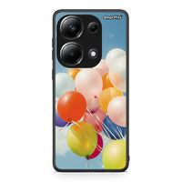 Thumbnail for Xiaomi Redmi Note 13 Pro 4G Colorful Balloons θήκη από τη Smartfits με σχέδιο στο πίσω μέρος και μαύρο περίβλημα | Smartphone case with colorful back and black bezels by Smartfits