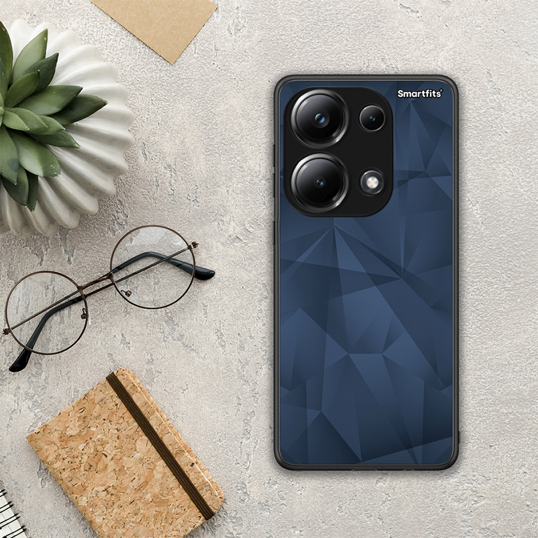 Geometric Blue Abstract - Xiaomi Poco M6 Pro case