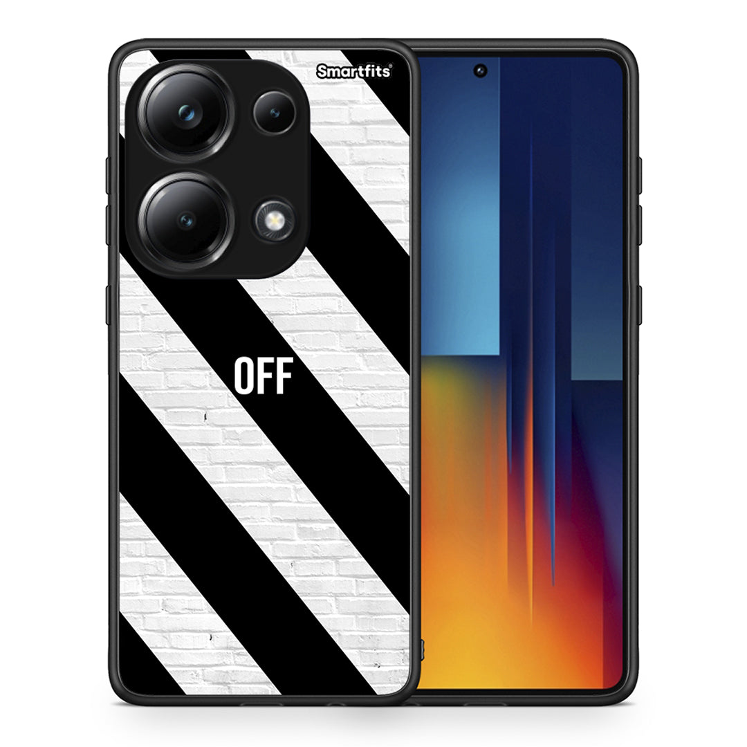 Θήκη Xiaomi Poco M6 Pro Get Off από τη Smartfits με σχέδιο στο πίσω μέρος και μαύρο περίβλημα | Xiaomi Poco M6 Pro Get Off case with colorful back and black bezels