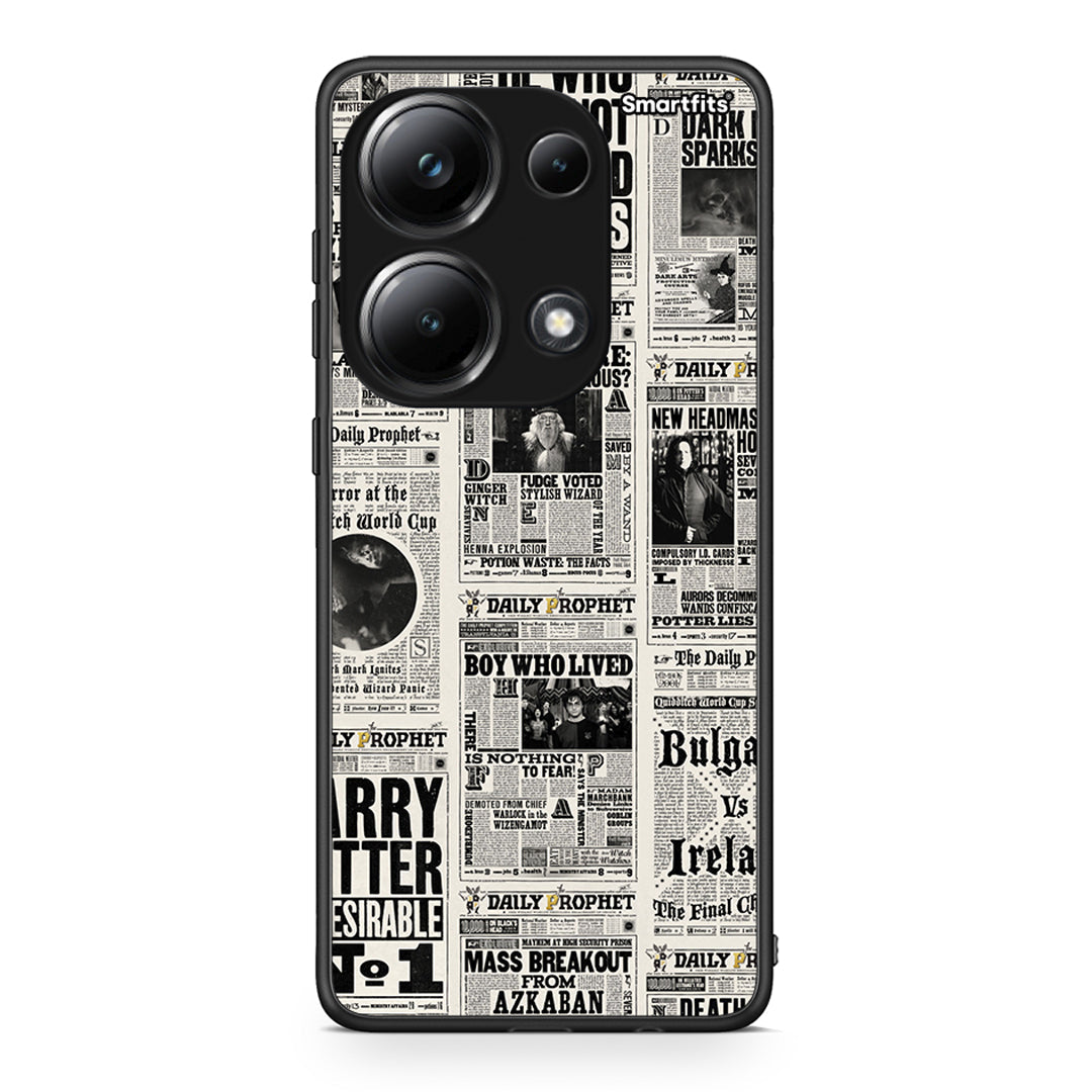 Xiaomi Poco M6 Pro Harry Paper θήκη από τη Smartfits με σχέδιο στο πίσω μέρος και μαύρο περίβλημα | Smartphone case with colorful back and black bezels by Smartfits