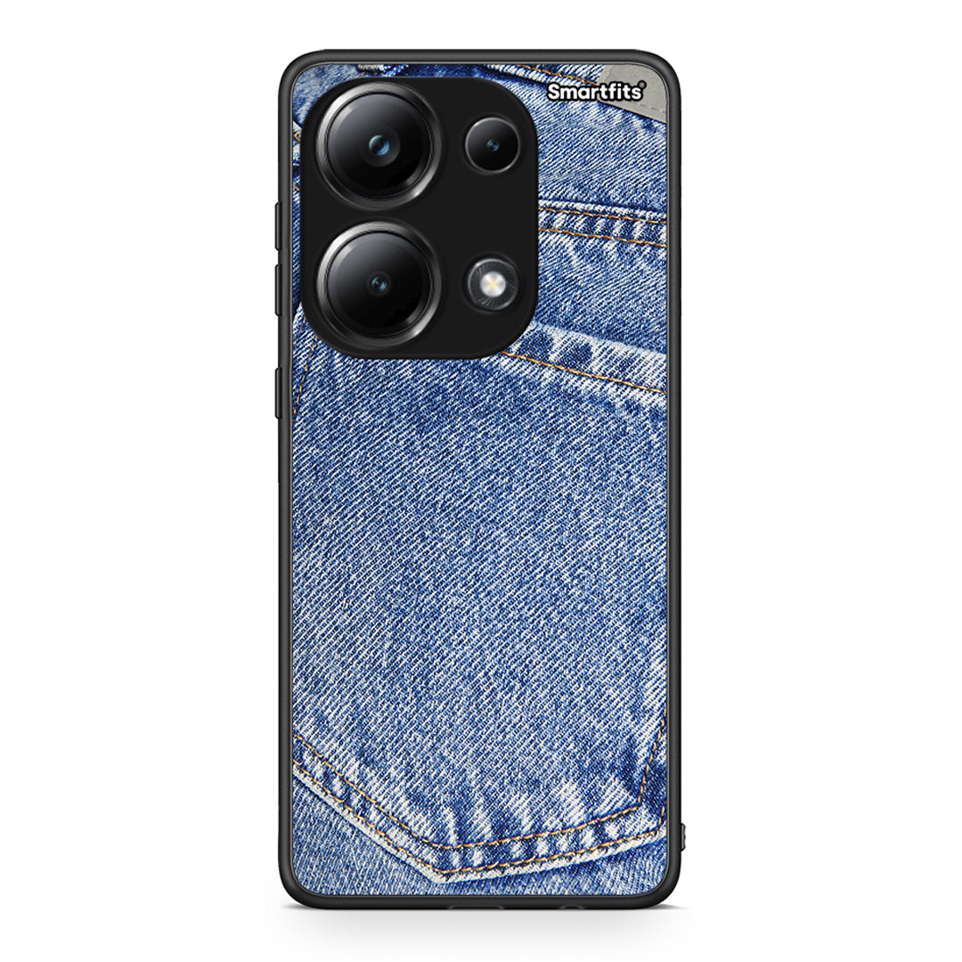 Xiaomi Poco M6 Pro Jeans Pocket θήκη από τη Smartfits με σχέδιο στο πίσω μέρος και μαύρο περίβλημα | Smartphone case with colorful back and black bezels by Smartfits