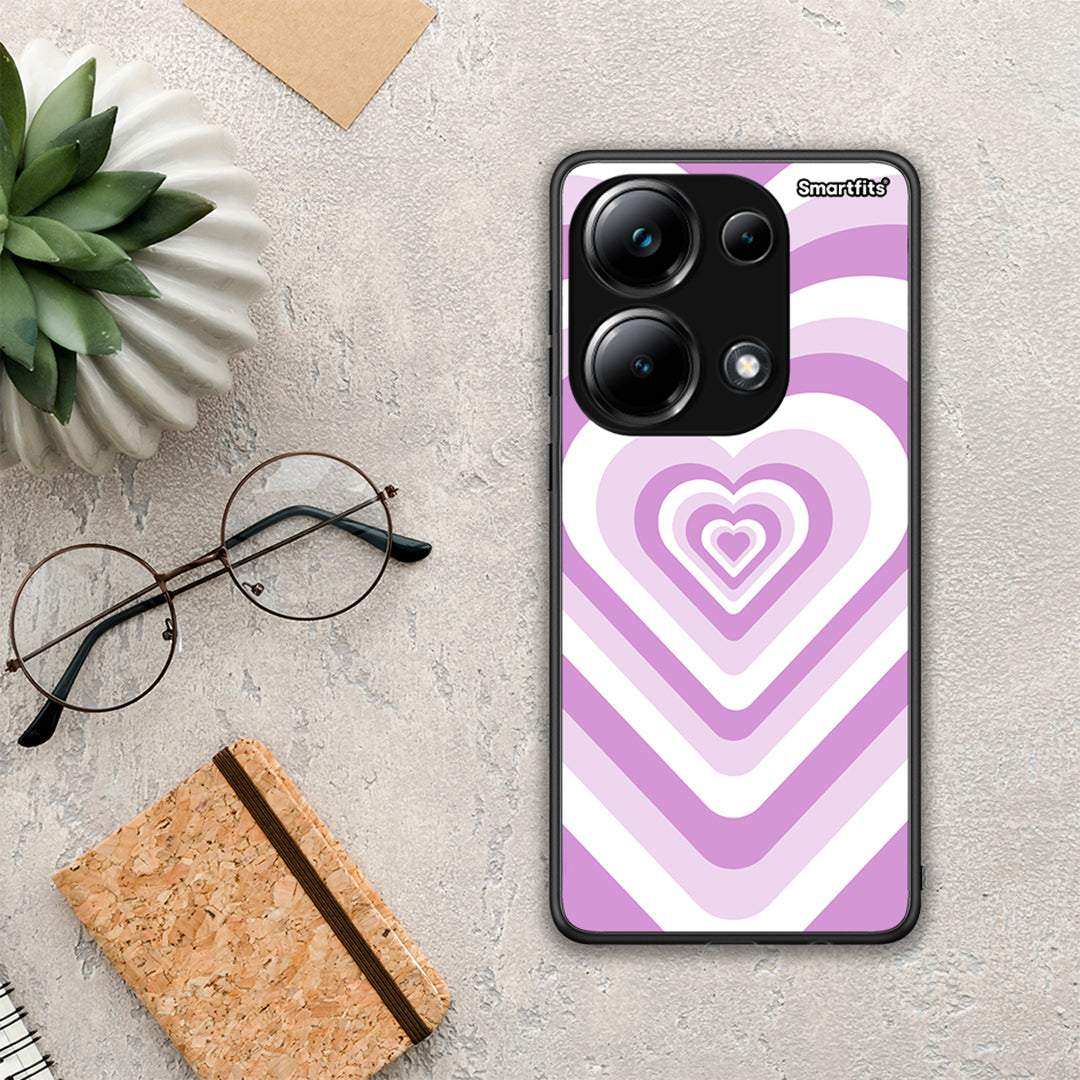 Lilac Hearts - Xiaomi Poco M6 Pro case