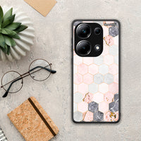 Thumbnail for Marble Hexagon Pink - Xiaomi Poco M6 Pro case