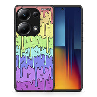 Thumbnail for Θήκη Xiaomi Poco M6 Pro Melting Rainbow από τη Smartfits με σχέδιο στο πίσω μέρος και μαύρο περίβλημα | Xiaomi Poco M6 Pro Melting Rainbow case with colorful back and black bezels