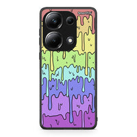 Thumbnail for Xiaomi Redmi Note 13 Pro 4G Melting Rainbow θήκη από τη Smartfits με σχέδιο στο πίσω μέρος και μαύρο περίβλημα | Smartphone case with colorful back and black bezels by Smartfits