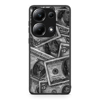 Thumbnail for Xiaomi Redmi Note 13 Pro 4G Money Dollars θήκη από τη Smartfits με σχέδιο στο πίσω μέρος και μαύρο περίβλημα | Smartphone case with colorful back and black bezels by Smartfits