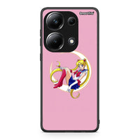 Thumbnail for Xiaomi Poco M6 Pro Moon Girl θήκη από τη Smartfits με σχέδιο στο πίσω μέρος και μαύρο περίβλημα | Smartphone case with colorful back and black bezels by Smartfits