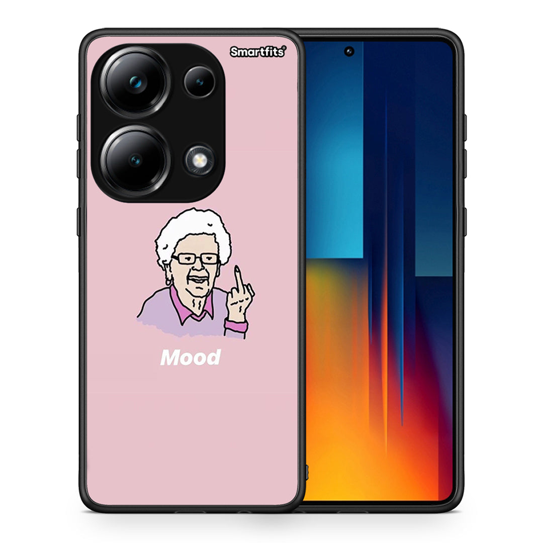 Θήκη Xiaomi Poco M6 Pro Mood PopArt από τη Smartfits με σχέδιο στο πίσω μέρος και μαύρο περίβλημα | Xiaomi Poco M6 Pro Mood PopArt case with colorful back and black bezels