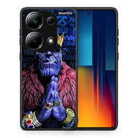 Thumbnail for Θήκη Xiaomi Poco M6 Pro Thanos PopArt από τη Smartfits με σχέδιο στο πίσω μέρος και μαύρο περίβλημα | Xiaomi Poco M6 Pro Thanos PopArt case with colorful back and black bezels
