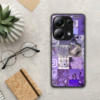 Thumbnail for Purple Aesthetic Collage - Xiaomi Redmi Note 13 Pro 4G θήκη