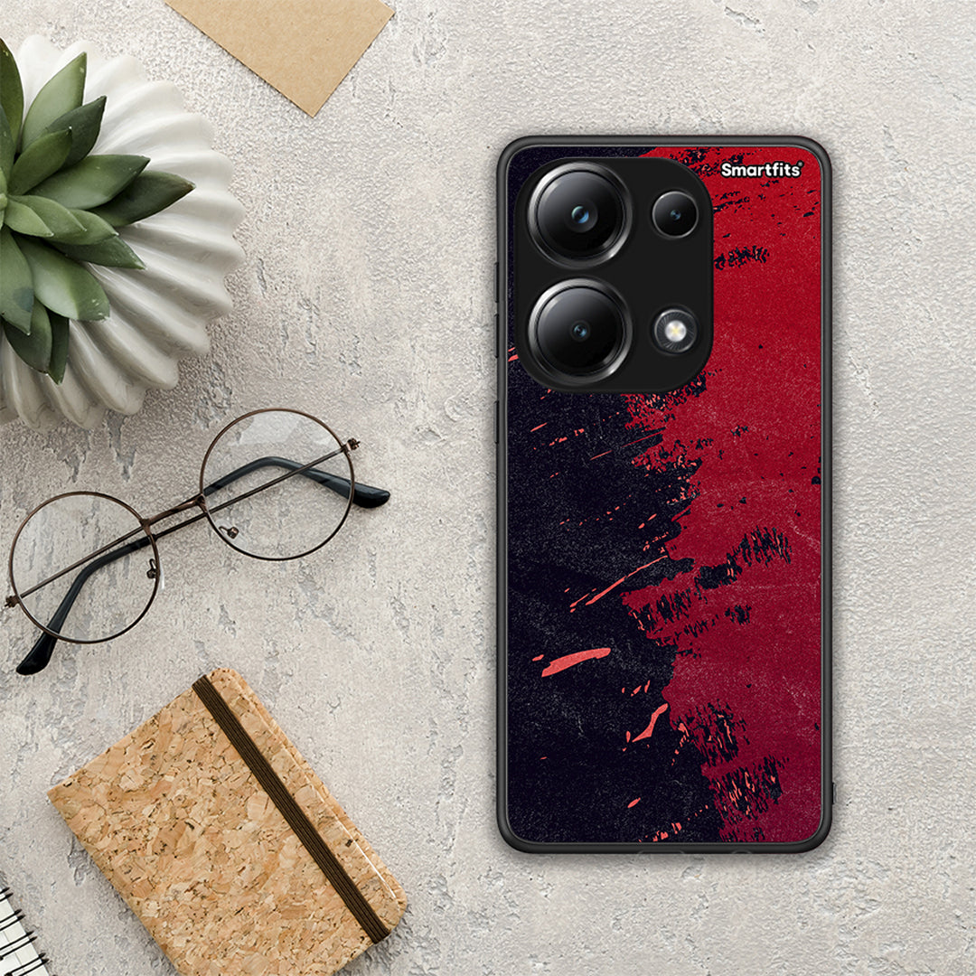 Red Paint - Xiaomi Poco M6 Pro case