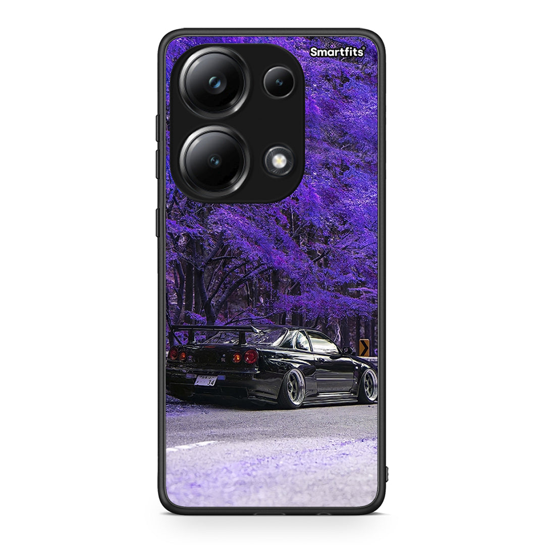 Xiaomi Poco M6 Pro Super Car Θήκη Αγίου Βαλεντίνου από τη Smartfits με σχέδιο στο πίσω μέρος και μαύρο περίβλημα | Smartphone case with colorful back and black bezels by Smartfits