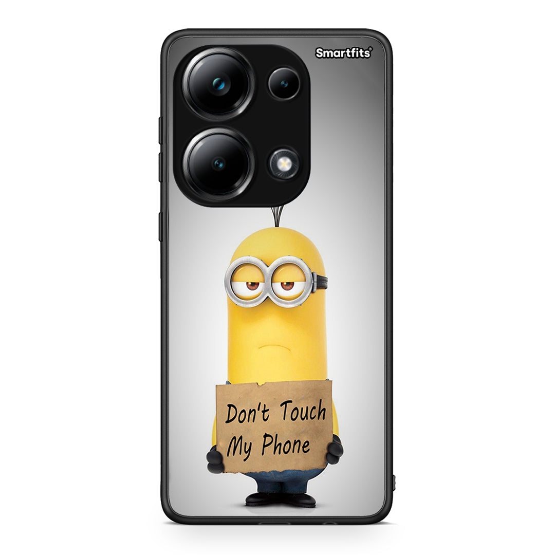 4 - Xiaomi Poco M6 Pro Minion Text case, cover, bumper