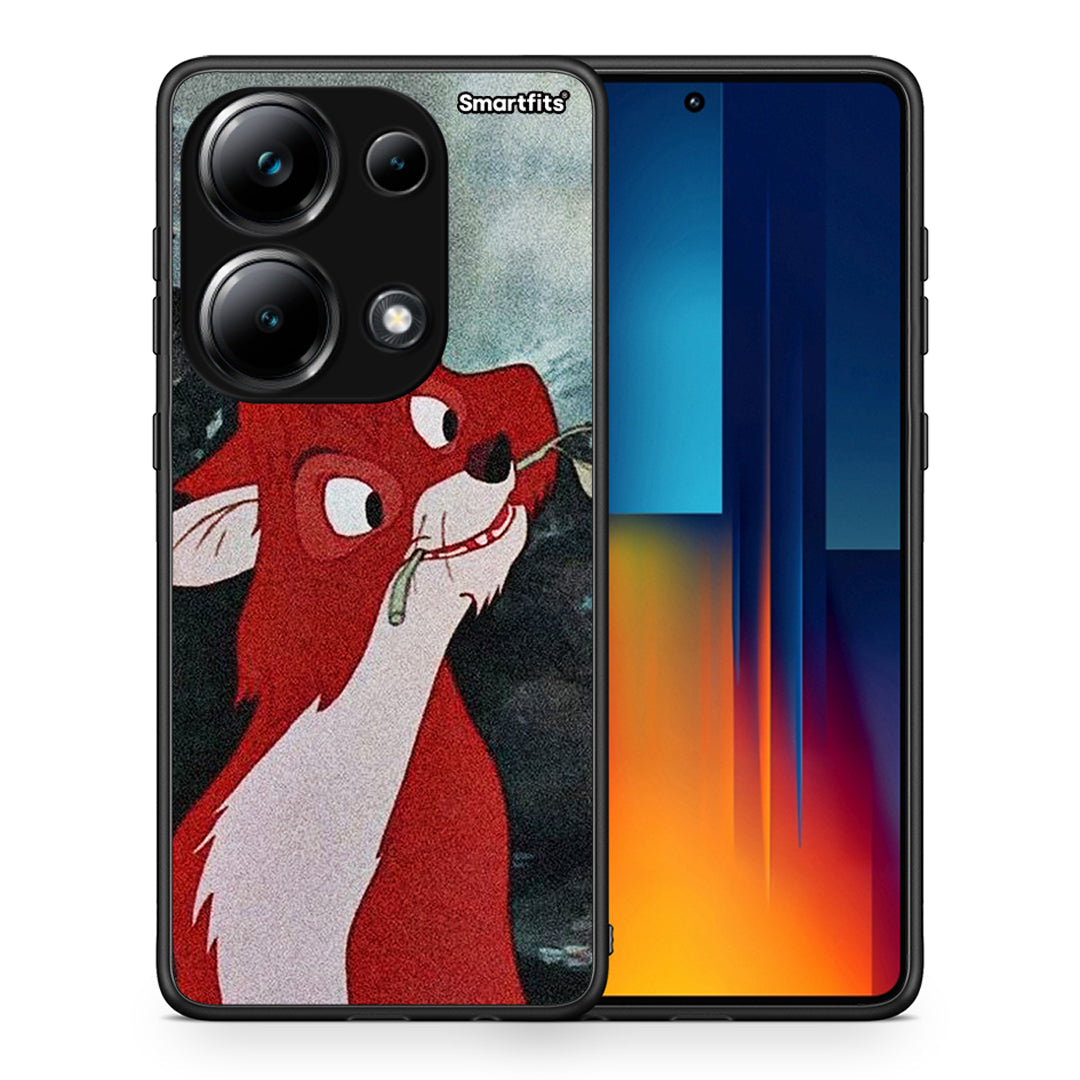 Θήκη Xiaomi Poco M6 Pro Tod And Vixey Love 1 από τη Smartfits με σχέδιο στο πίσω μέρος και μαύρο περίβλημα | Xiaomi Poco M6 Pro Tod And Vixey Love 1 case with colorful back and black bezels