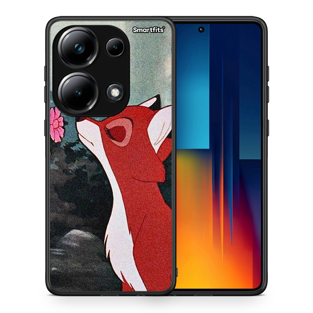 Θήκη Xiaomi Poco M6 Pro Tod And Vixey Love 2 από τη Smartfits με σχέδιο στο πίσω μέρος και μαύρο περίβλημα | Xiaomi Poco M6 Pro Tod And Vixey Love 2 case with colorful back and black bezels