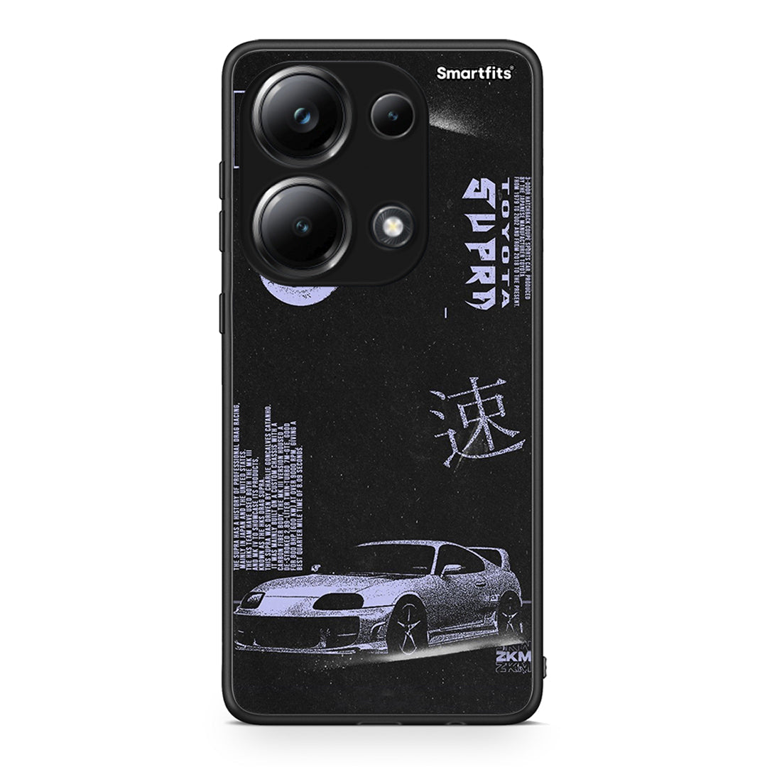 Xiaomi Redmi Note 13 Pro 4G Tokyo Drift Θήκη Αγίου Βαλεντίνου από τη Smartfits με σχέδιο στο πίσω μέρος και μαύρο περίβλημα | Smartphone case with colorful back and black bezels by Smartfits