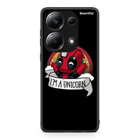 Thumbnail for Xiaomi Redmi Note 13 Pro 4G Unicorn Deadpool θήκη από τη Smartfits με σχέδιο στο πίσω μέρος και μαύρο περίβλημα | Smartphone case with colorful back and black bezels by Smartfits