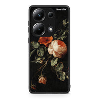 Thumbnail for Xiaomi Redmi Note 13 Pro 4G Vintage Roses θήκη από τη Smartfits με σχέδιο στο πίσω μέρος και μαύρο περίβλημα | Smartphone case with colorful back and black bezels by Smartfits