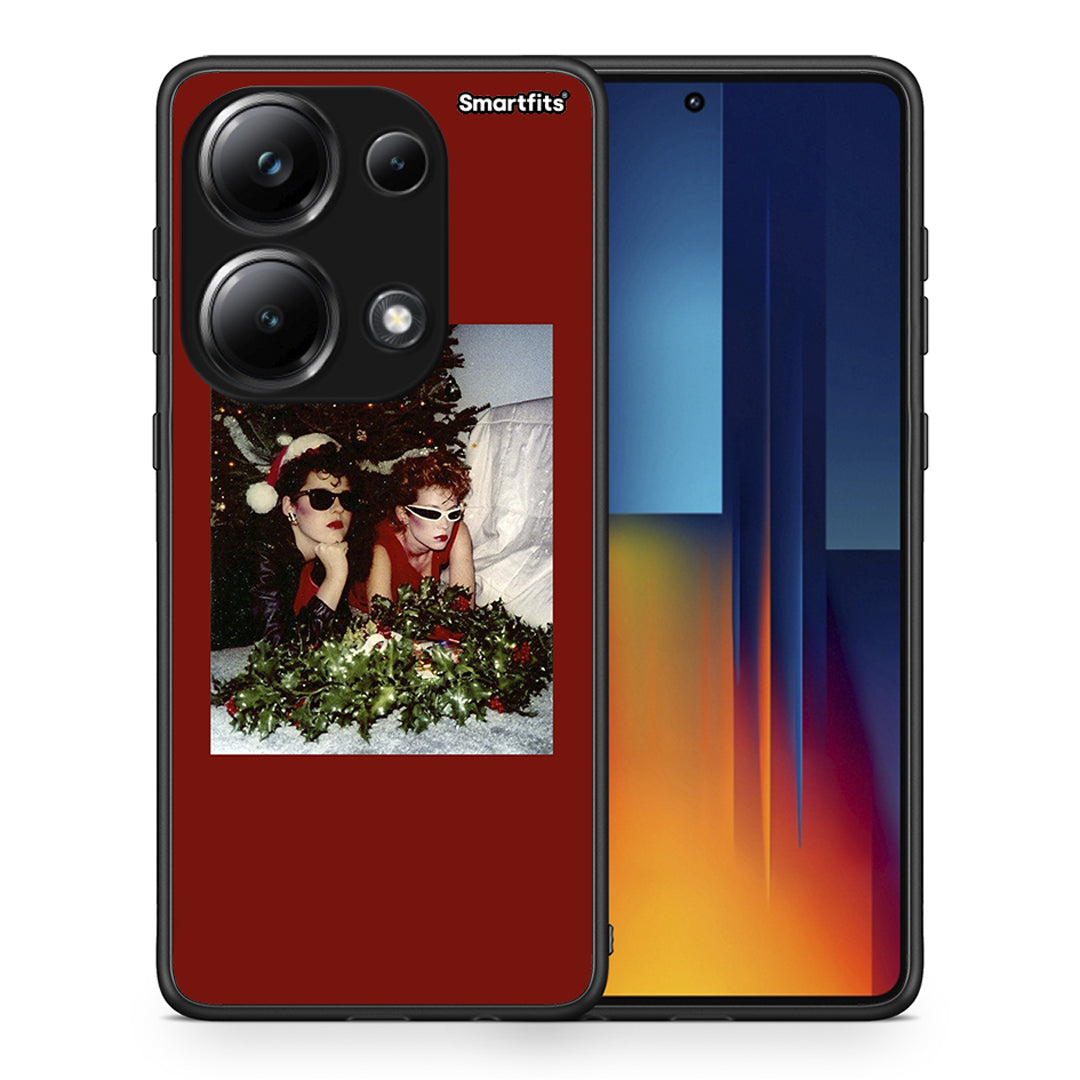 Θήκη Xiaomi Poco M6 Pro Waiting For Xmas από τη Smartfits με σχέδιο στο πίσω μέρος και μαύρο περίβλημα | Xiaomi Poco M6 Pro Waiting For Xmas case with colorful back and black bezels