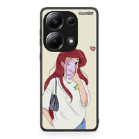 Thumbnail for Xiaomi Redmi Note 13 Pro 4G Walking Mermaid Θήκη από τη Smartfits με σχέδιο στο πίσω μέρος και μαύρο περίβλημα | Smartphone case with colorful back and black bezels by Smartfits
