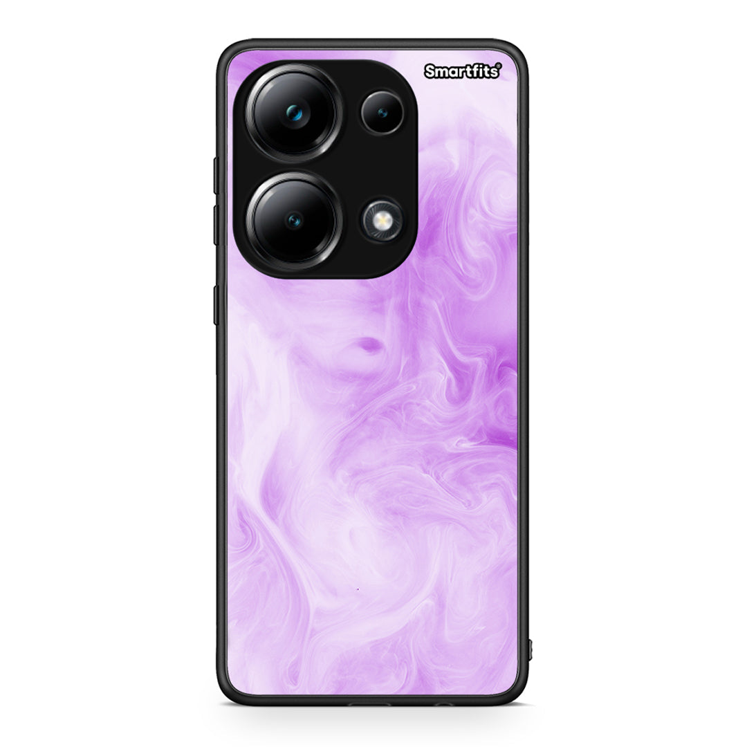 99 - Xiaomi Poco M6 Pro Watercolor Lavender case, cover, bumper