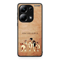 Thumbnail for Xiaomi Redmi Note 13 Pro 4G You Go Girl θήκη από τη Smartfits με σχέδιο στο πίσω μέρος και μαύρο περίβλημα | Smartphone case with colorful back and black bezels by Smartfits