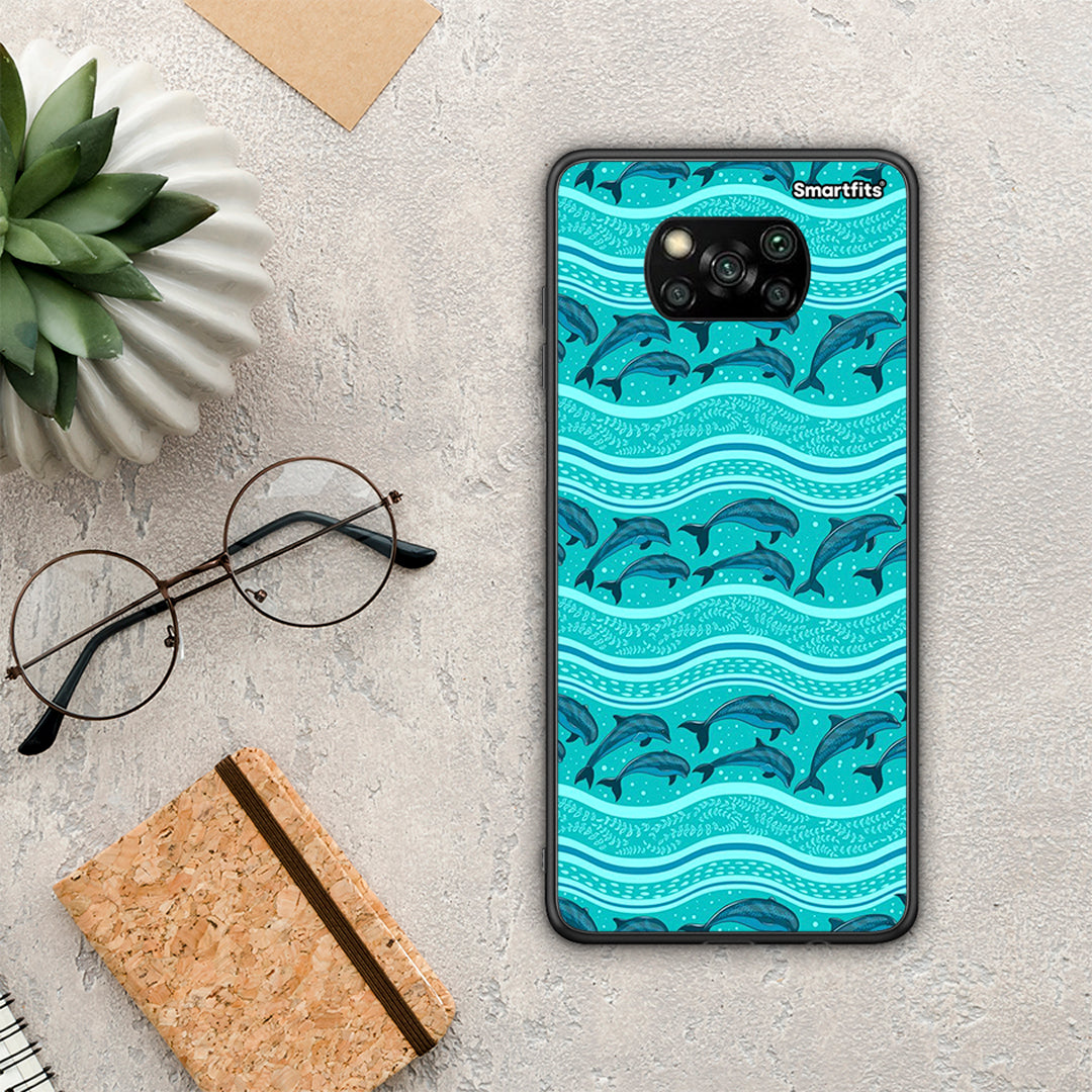 Swimming Dolphins - Xiaomi Poco x3 / x3 Pro / x3 NFC case