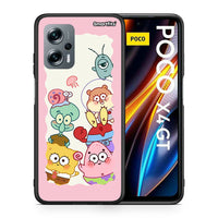 Thumbnail for Θήκη Xiaomi Poco X4 GT Cute Companion από τη Smartfits με σχέδιο στο πίσω μέρος και μαύρο περίβλημα | Xiaomi Poco X4 GT Cute Companion case with colorful back and black bezels