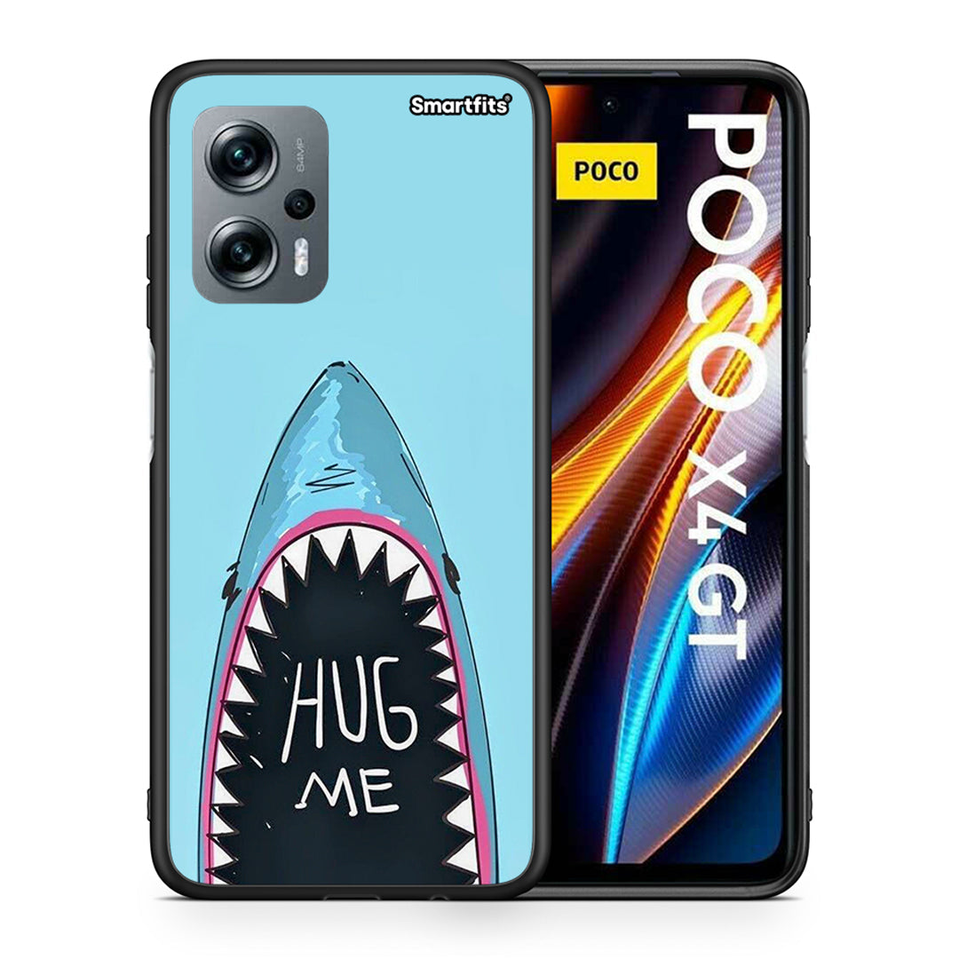 Θήκη Xiaomi Poco X4 GT Hug Me από τη Smartfits με σχέδιο στο πίσω μέρος και μαύρο περίβλημα | Xiaomi Poco X4 GT Hug Me case with colorful back and black bezels