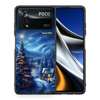 Thumbnail for Θήκη Xiaomi Poco X4 Pro 5G Christmas Scenery από τη Smartfits με σχέδιο στο πίσω μέρος και μαύρο περίβλημα | Xiaomi Poco X4 Pro 5G Christmas Scenery case with colorful back and black bezels