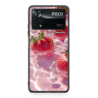 Thumbnail for Xiaomi Poco X4 Pro 5G Juicy Strawberries θήκη από τη Smartfits με σχέδιο στο πίσω μέρος και μαύρο περίβλημα | Smartphone case with colorful back and black bezels by Smartfits