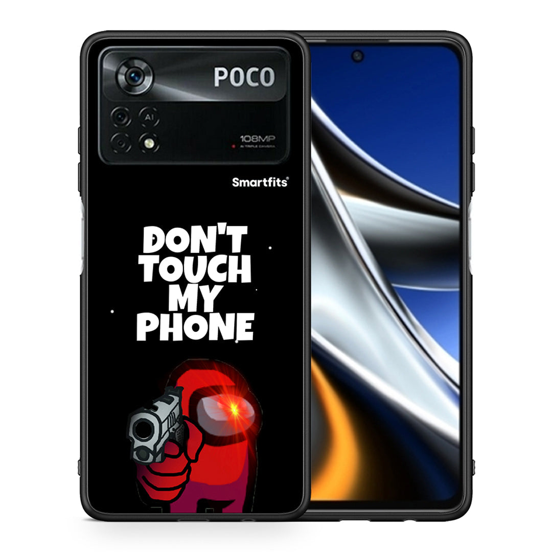 Θήκη Xiaomi Poco X4 Pro 5G My Phone από τη Smartfits με σχέδιο στο πίσω μέρος και μαύρο περίβλημα | Xiaomi Poco X4 Pro 5G My Phone case with colorful back and black bezels