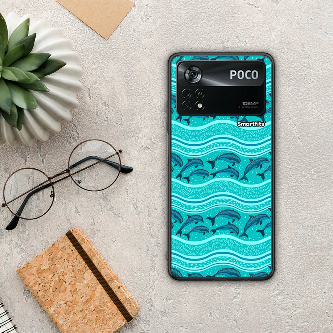 Swimming Dolphins - Xiaomi Poco X4 Pro 5G case