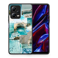 Thumbnail for Θήκη Xiaomi Redmi Note 12 5G Aesthetic Summer από τη Smartfits με σχέδιο στο πίσω μέρος και μαύρο περίβλημα | Xiaomi Redmi Note 12 5G Aesthetic Summer Case with Colorful Back and Black Bezels