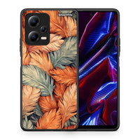 Thumbnail for Θήκη Xiaomi Redmi Note 12 5G Autumn Leaves από τη Smartfits με σχέδιο στο πίσω μέρος και μαύρο περίβλημα | Xiaomi Redmi Note 12 5G Autumn Leaves Case with Colorful Back and Black Bezels