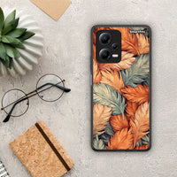 Thumbnail for Θήκη Xiaomi Redmi Note 12 5G Autumn Leaves από τη Smartfits με σχέδιο στο πίσω μέρος και μαύρο περίβλημα | Xiaomi Redmi Note 12 5G Autumn Leaves Case with Colorful Back and Black Bezels