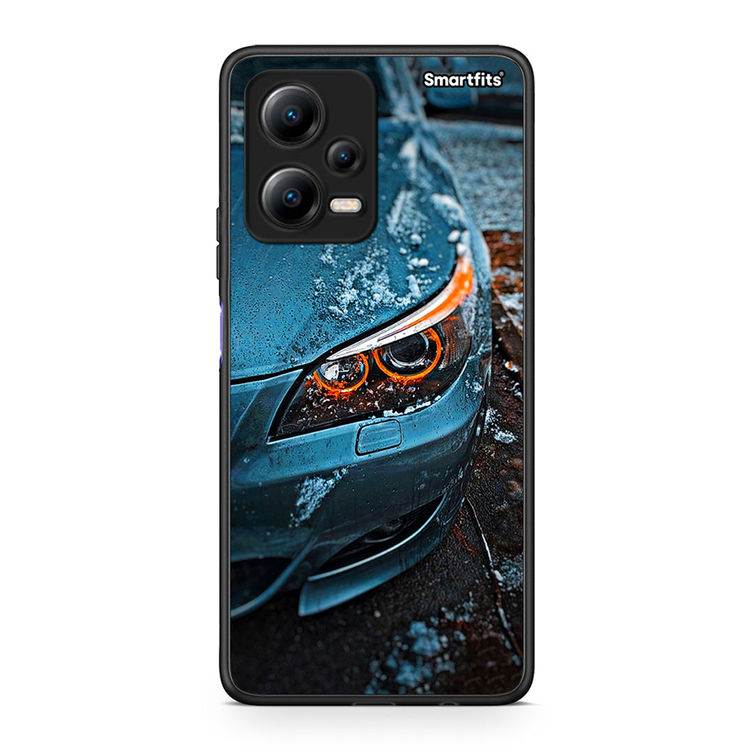 Θήκη Xiaomi Redmi Note 12 5G Bmw E60 από τη Smartfits με σχέδιο στο πίσω μέρος και μαύρο περίβλημα | Xiaomi Redmi Note 12 5G Bmw E60 Case with Colorful Back and Black Bezels