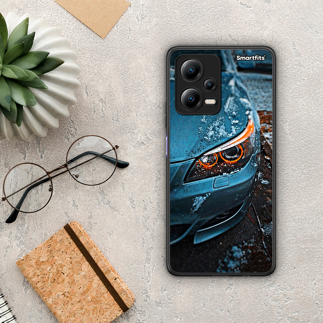 Θήκη Xiaomi Redmi Note 12 5G Bmw E60 από τη Smartfits με σχέδιο στο πίσω μέρος και μαύρο περίβλημα | Xiaomi Redmi Note 12 5G Bmw E60 Case with Colorful Back and Black Bezels