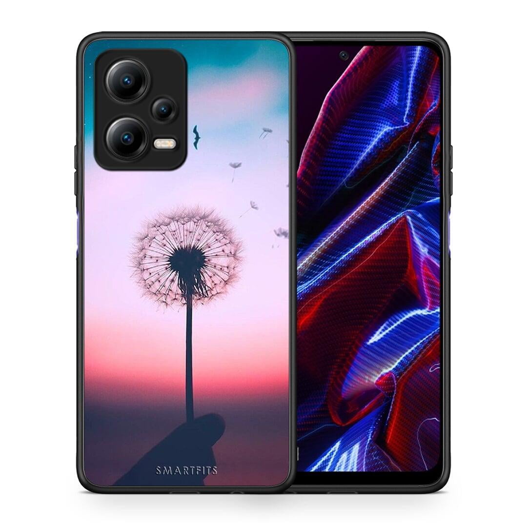 Θήκη Xiaomi Redmi Note 12 5G Boho Wish από τη Smartfits με σχέδιο στο πίσω μέρος και μαύρο περίβλημα | Xiaomi Redmi Note 12 5G Boho Wish Case with Colorful Back and Black Bezels