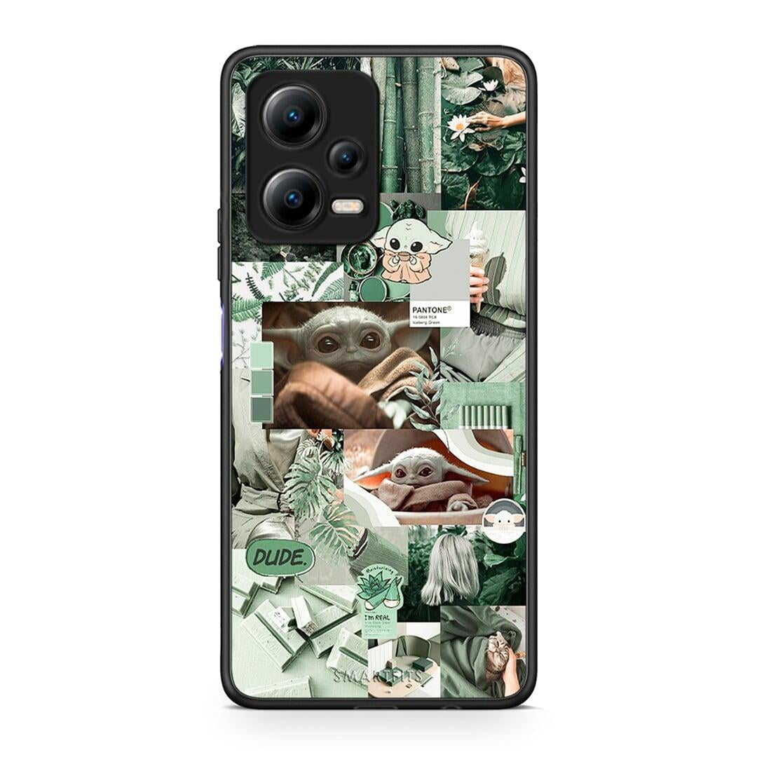 Θήκη Xiaomi Redmi Note 12 5G Collage Dude από τη Smartfits με σχέδιο στο πίσω μέρος και μαύρο περίβλημα | Xiaomi Redmi Note 12 5G Collage Dude Case with Colorful Back and Black Bezels