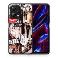 Thumbnail for Θήκη Xiaomi Redmi Note 12 5G Collage Fashion από τη Smartfits με σχέδιο στο πίσω μέρος και μαύρο περίβλημα | Xiaomi Redmi Note 12 5G Collage Fashion Case with Colorful Back and Black Bezels