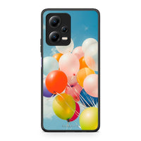 Thumbnail for Θήκη Xiaomi Redmi Note 12 5G Colorful Balloons από τη Smartfits με σχέδιο στο πίσω μέρος και μαύρο περίβλημα | Xiaomi Redmi Note 12 5G Colorful Balloons Case with Colorful Back and Black Bezels