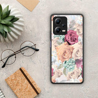 Thumbnail for Θήκη Xiaomi Redmi Note 12 5G Floral Bouquet από τη Smartfits με σχέδιο στο πίσω μέρος και μαύρο περίβλημα | Xiaomi Redmi Note 12 5G Floral Bouquet Case with Colorful Back and Black Bezels