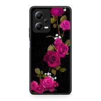 Thumbnail for Θήκη Xiaomi Redmi Note 12 5G Flower Red Roses από τη Smartfits με σχέδιο στο πίσω μέρος και μαύρο περίβλημα | Xiaomi Redmi Note 12 5G Flower Red Roses Case with Colorful Back and Black Bezels